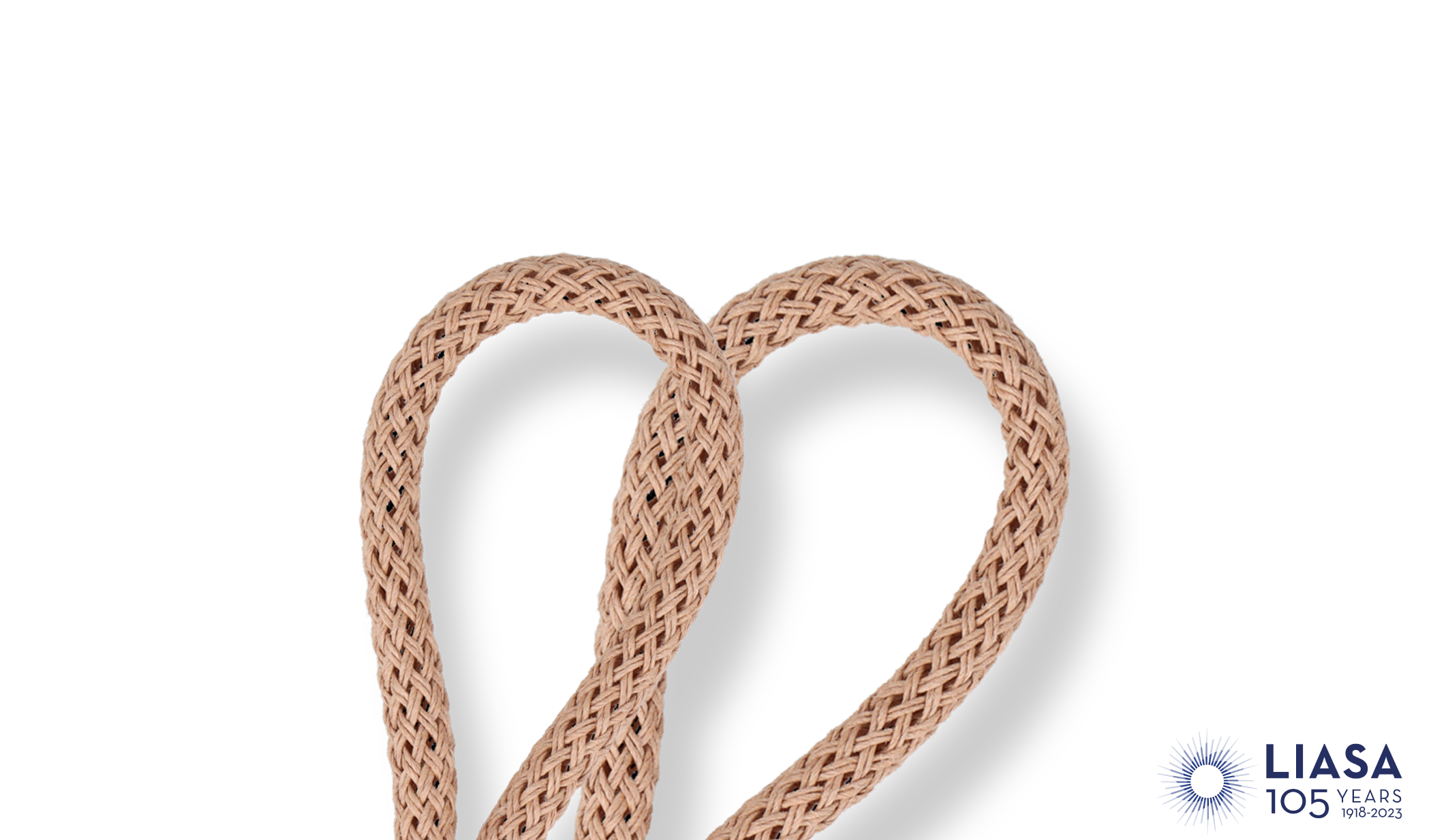  Round classic braided paper cords with certificate FSC® 